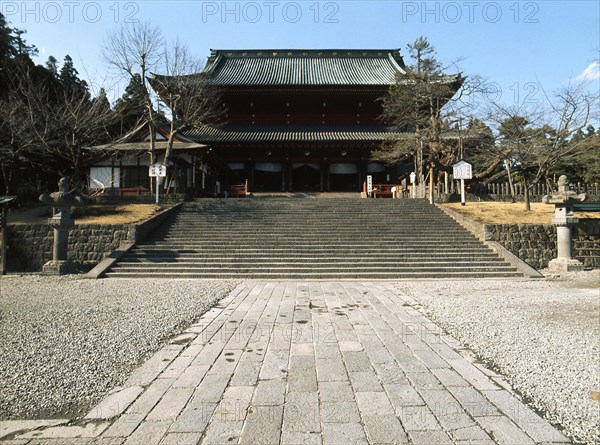 One of the buildings within the shrine of Tosho-gu, Nikko which is dedicated to the deified Ieyasu, the first Tokugawa shogun