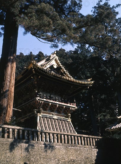 One of the buildings within the shrine of Tosho-gu, Nikko which is dedicated to the deified Ieyasu, the first Tokugawa shogun