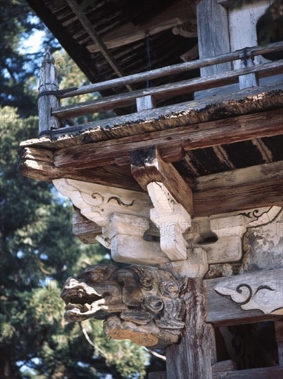 Ungan-ji,  a Zen Buddhist temple built in  1450  by Shiraira Sanamo Ske Morimoto, ruler of the Shiraira division of Kakunodate