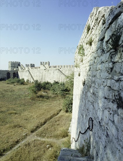 Part the fortifications protecting old Constantinople