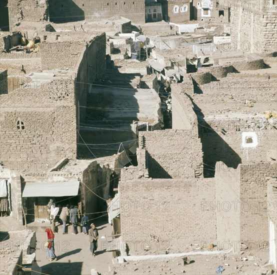 The ancient market in the old city at San'a