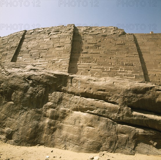 Ruins of the ancient dam at Ma'rib