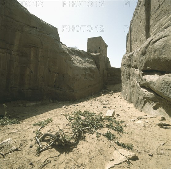 Ruins of the ancient dam at Ma'rib