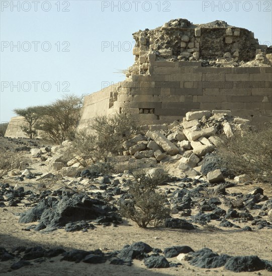 Ruins of the ancient dam at Ma'rib