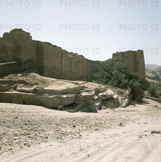 Ruins of the ancient dam at Ma'rib