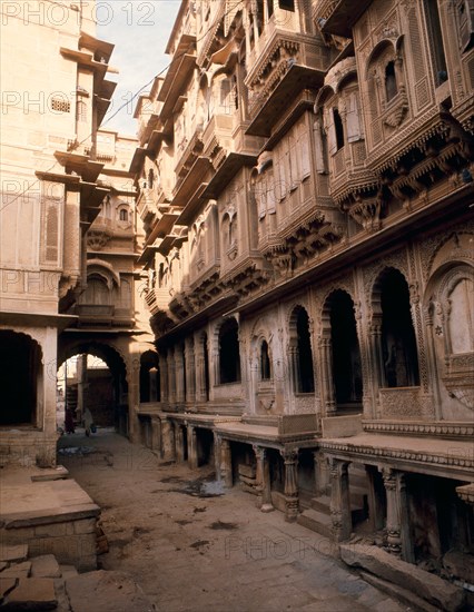 Jaisalmer, a town which for centuries commanded a strategic position on the camel train route from central Asia to India