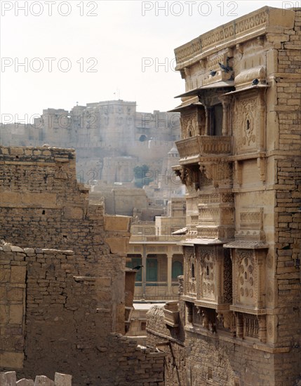 Jaisalmer, a town which for centuries commanded a strategic position on the camel train route from central Asia to India