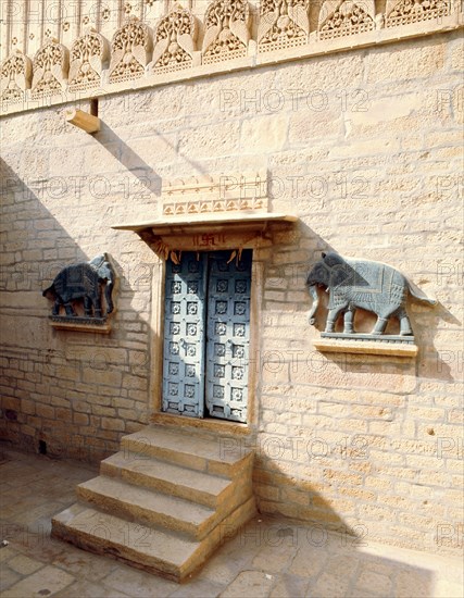 Jaisalmer, a town which for centuries commanded a strategic position on the camel train route from central Asia to India