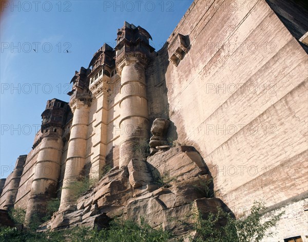 The city of Jodhpur, Rajasthan founded in 1459 by Rao Jodha, a Rajput chief