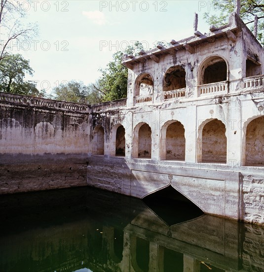 Golconda in the Deccan, once a rich and powerful state, it is now deserted and in ruins