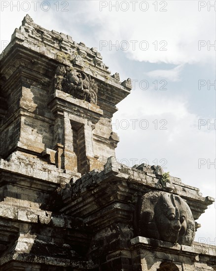 The temple complex at Lara Jonggrang consists of three main sanctuaries dedicated to Shiva, Brahma and Vishnu and three minor ones dedicated to particular forms of Shiva and Shiva's bull mount, Nandi