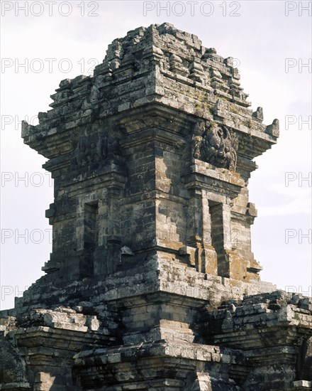 The temple complex at Lara Jonggrang consists of three main sanctuaries dedicated to Shiva, Brahma and Vishnu and three minor ones dedicated to particular forms of Shiva and Shiva's bull mount, Nandi