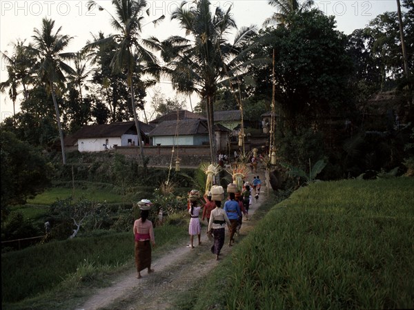 The Balinese version of Hinduism has an elaborate calender of festivals associated with each major temple