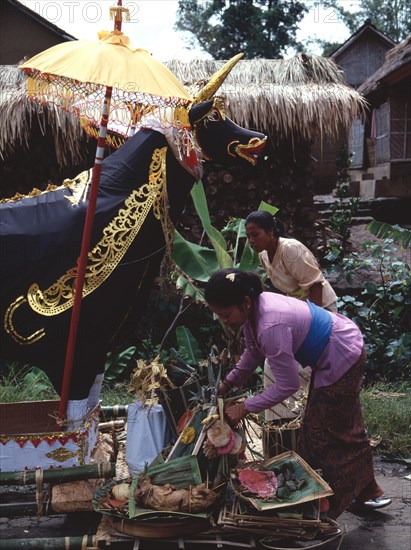 Cremations are elaborate ceremonies held days or months after death when the necessary expense can be met and an auspicious date chosen