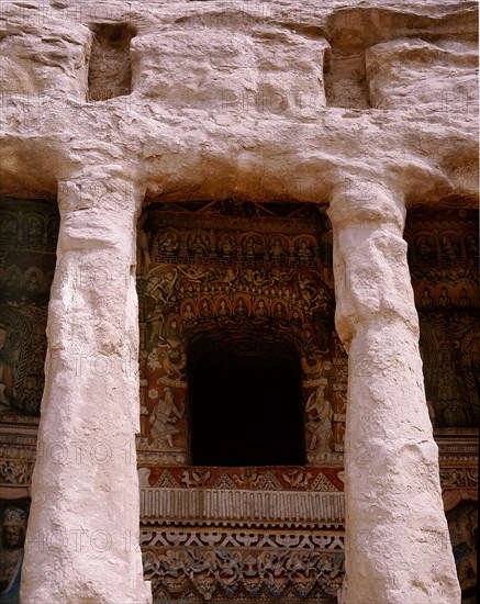 The oldest known example of the Buddhist art rock carving