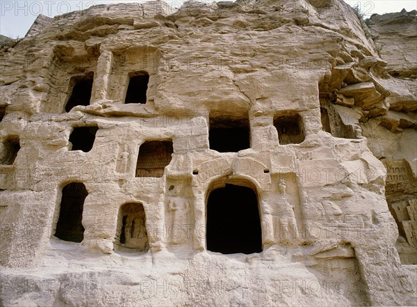 The oldest known example of the Buddhist art rock carving