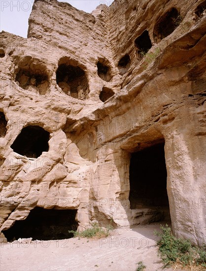 The oldest known example of the Buddhist art rock carving