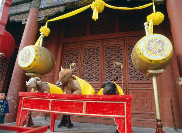 Daimiao (Great Temple) at Tai'an, at the foot of the sacred mountain Taishan