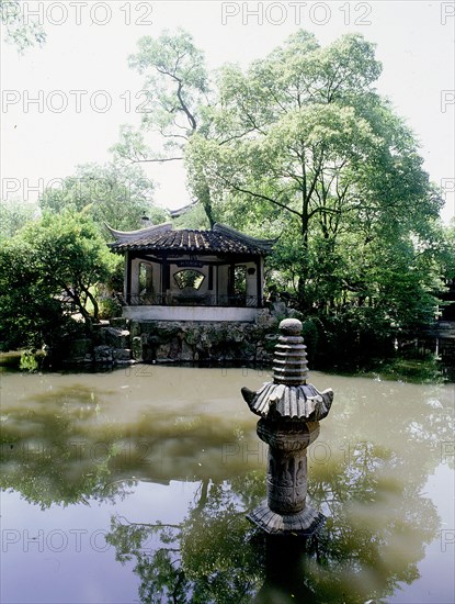 The Fan Pavilion at the Shizilin Garden