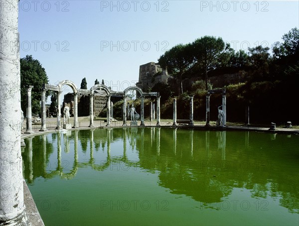 Hadrian's Villa, a complex of buildings, gardens and pools stretching for over a kilometre in length