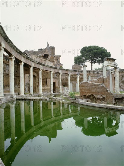 Hadrian's Villa, a complex of buildings, gardens and pools stretching for over a kilometre in length