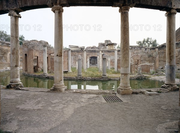 Hadrian's Villa, a complex of buildings, gardens and pools stretching for over a kilometre in length