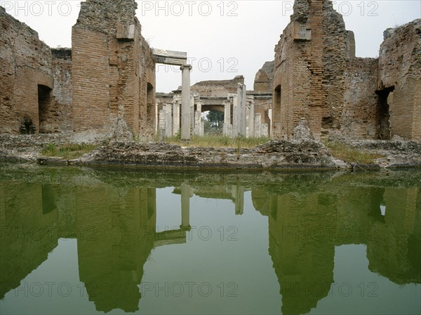 Hadrian's Villa, a complex of buildings, gardens and pools stretching for over a kilometre in length