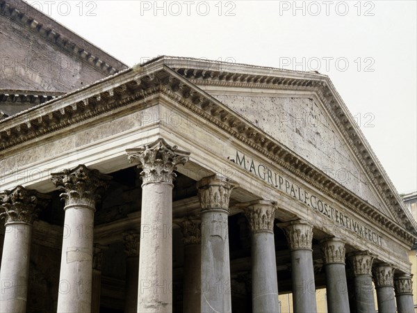 Exterior view of the Pantheon