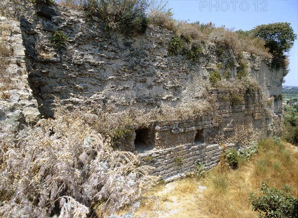 Wooded area of Cuma, a well-known oracle site