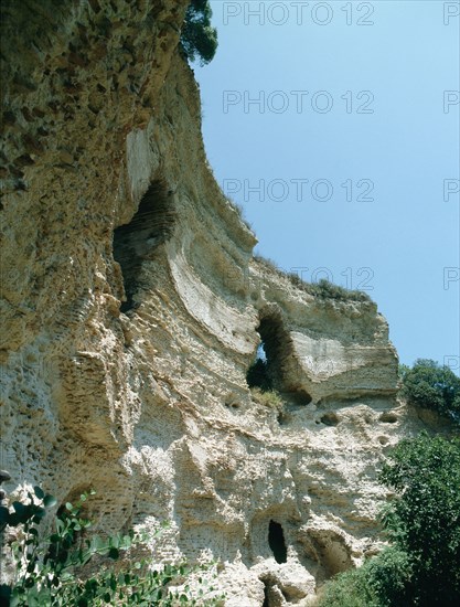 Wooded area of Cuma, a well-known oracle site