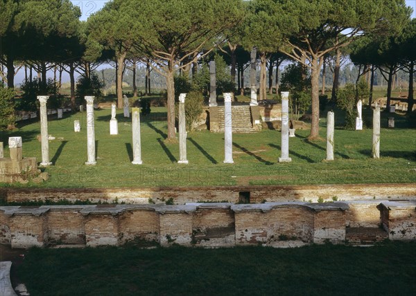 Reconstructed theatre at Ostia