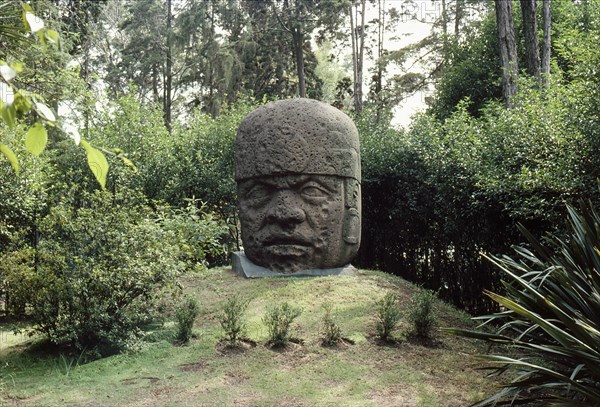 Colossal Olmec head