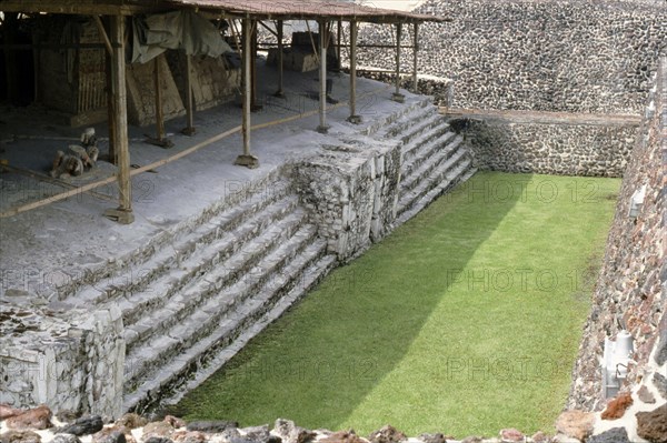 Innermost (oldest) of the Templo Mayor's construction, the first Aztec Templo Mayor