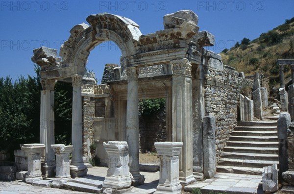 View of the Temple of Hadrian