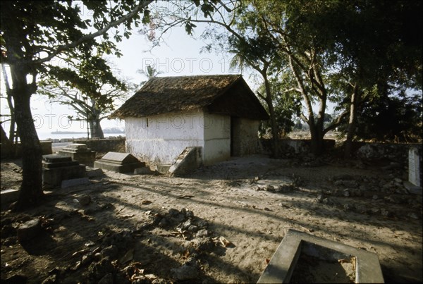 The chapel at Malindi where Francis Xavier buried two Portuguese sailors who died on the voyage to India with Vasco da Gama in 1542