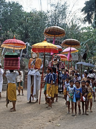 The Balinese version of Hinduism has an elaborate calender of festivals associated with each major temple