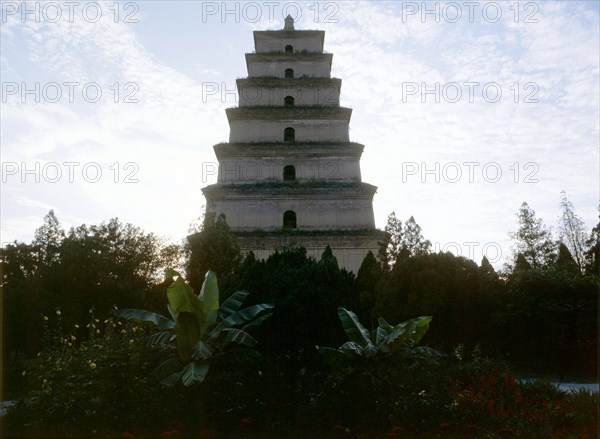 The Great Goose Pagoda, a rare example of original Tang dynasty architecture