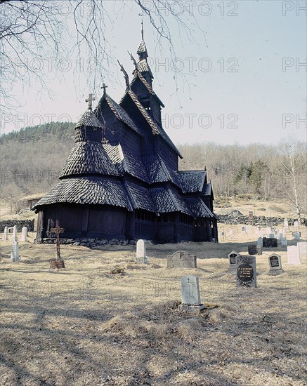 Stave church at Fagusnes, Borgund