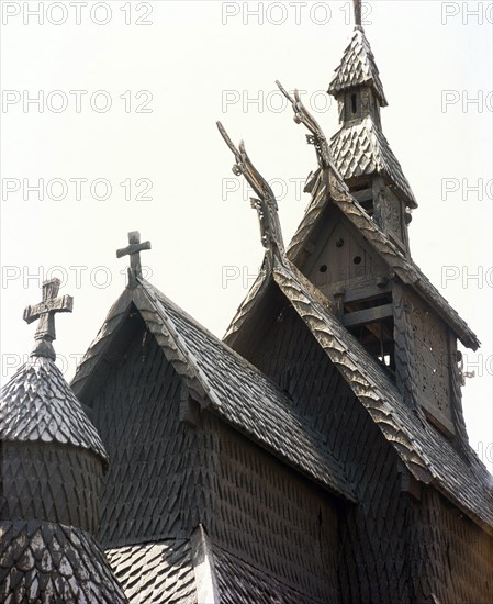 Stave church at Fagusnes, Borgund