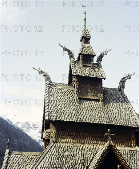 Stave church at Fagusnes, Borgund