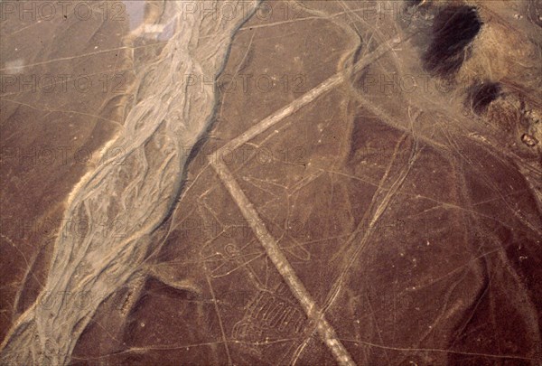 Used for rituals probably related to astronomy, the Nazca geoglyphs covering an area of around 400 square miles, are visible only from the air