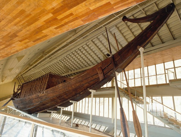 The funerary boat of King Cheops