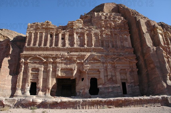 Petra (greek for rock) was the principal city of the Nabateans and flourished under the Seleucid rulers and later the Romans