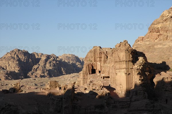 Petra (greek for rock) was the principal city of the Nabateans and flourished under the Seleucid rulers and later the Romans