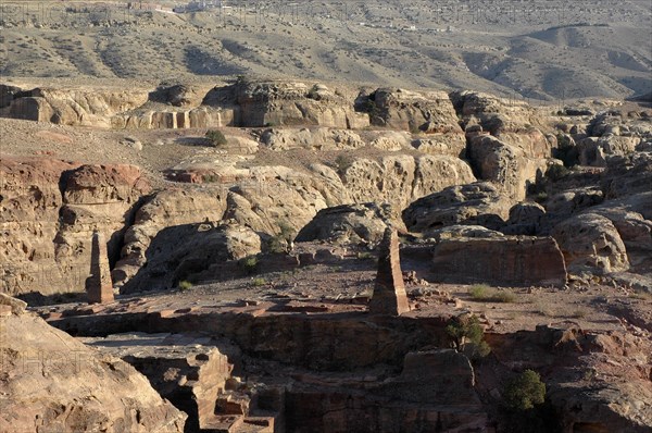 Petra (greek for rock) was the principal city of the Nabateans and flourished under the Seleucid rulers and later the Romans