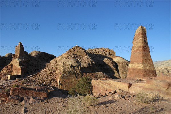 Petra (greek for rock) was the principal city of the Nabateans and flourished under the Seleucid rulers and later the Romans