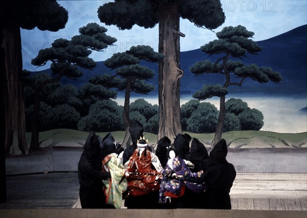 Bunraku performance