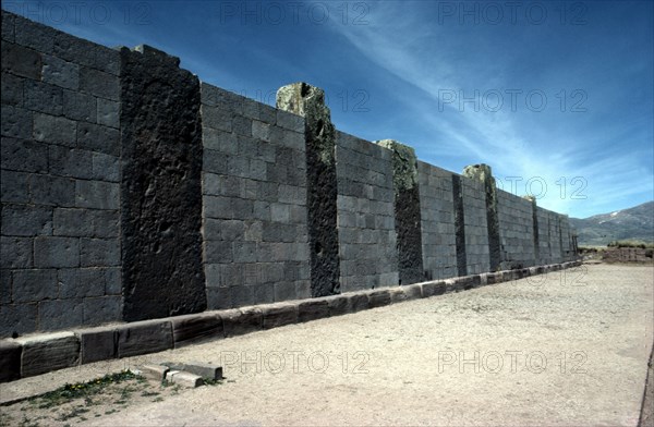 View through the Monumental Doorway into the Kalasasaya enclosure