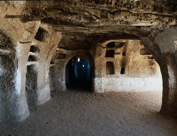 House interior in one of the five cities of the Mzab valley