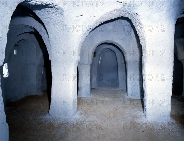 House interior in one of the five cities of the Mzab valley